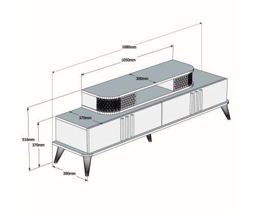 TV laud Eylul - Cream