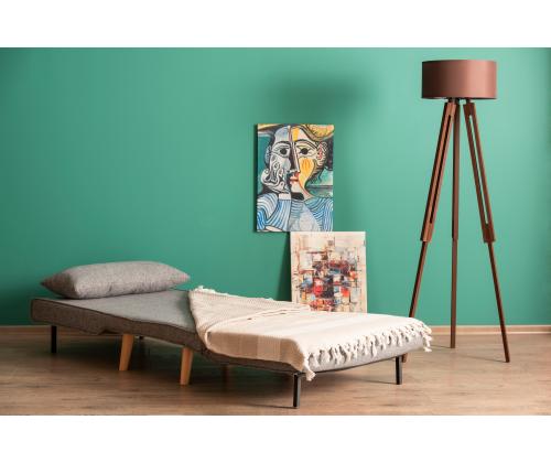 Diivan Folde Single - Light Grey