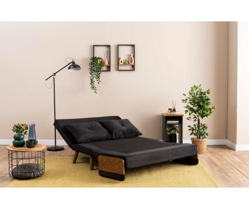 Diivan Cosmo 2-Seater - Black
