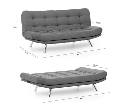 Diivan Misa Sofabed - Mustard