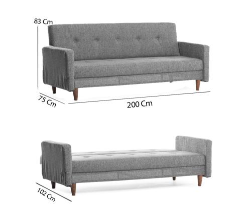 Diivan Hiko - Light Grey