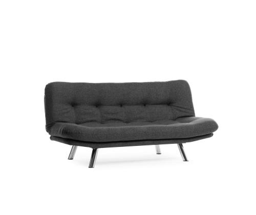 Diivan Misa Small Sofabed - Dark Grey