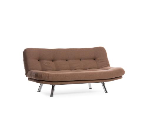 Diivan Misa Small Sofabed - Light Brown