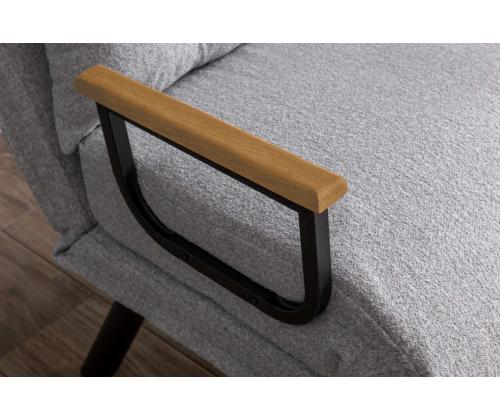 Diivan Sando Single - Teddy Fabric - Grey