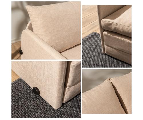 Diivan Saga 2-Seater - Beige