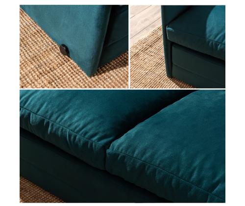 Diivan Saga XL 2-Seater - Petrol Green