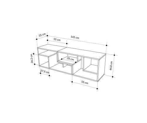 TV laud Glis - Hitit, Sandstone
