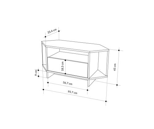 TV laud Viva - White