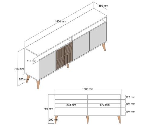 Milan - Walnut, Cream