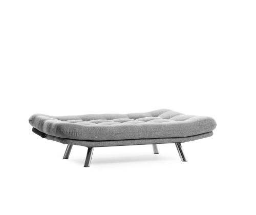 Diivan Misa Small Sofabed - Light Grey