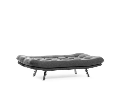 Diivan Misa Small Sofabed - Dark Grey