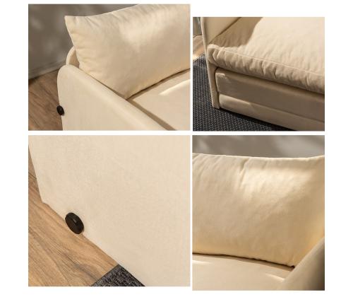 Diivan Saga XL 2-Seater - Cream