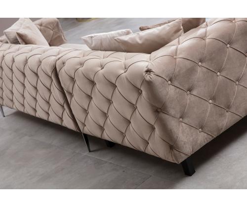 Diivan Como Corner Right - Beige