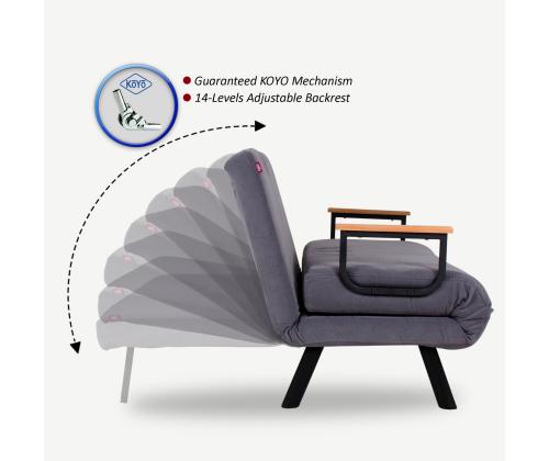 Diivan Sando 2-Seater - Grey