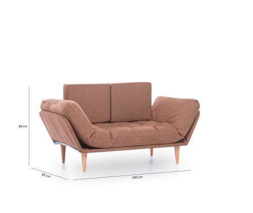 Diivan Nina Daybed - Light Brown GR102