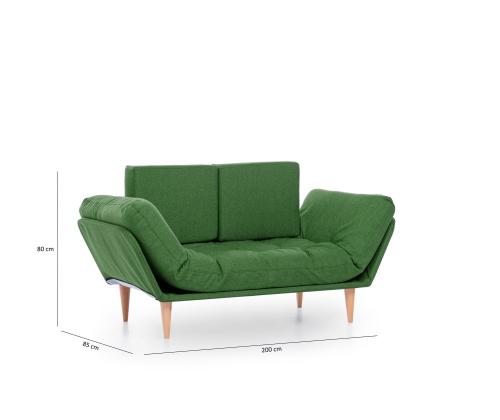 Diivan Nina Daybed - Green GR106
