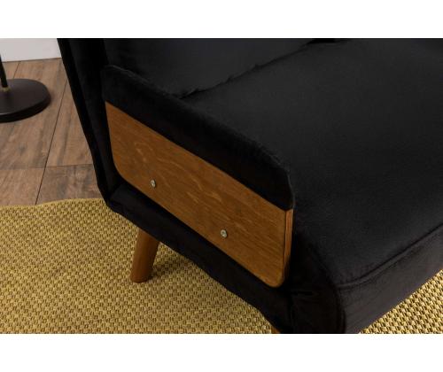 Diivan Cosmo 2-Seater - Black