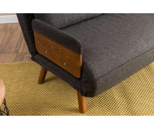 Diivan Cosmo 2-Seater - Dark Grey