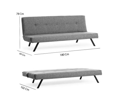 Diivan Zola - Light Grey