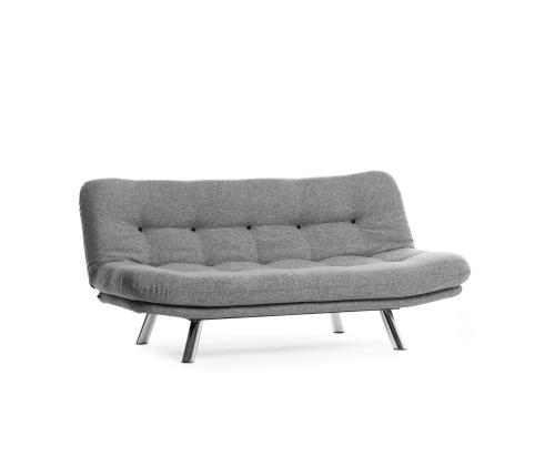 Diivan Misa Small Sofabed - Light Grey