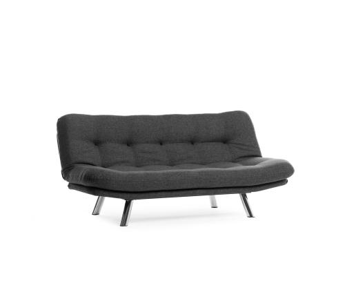Diivan Misa Small Sofabed - Dark Grey