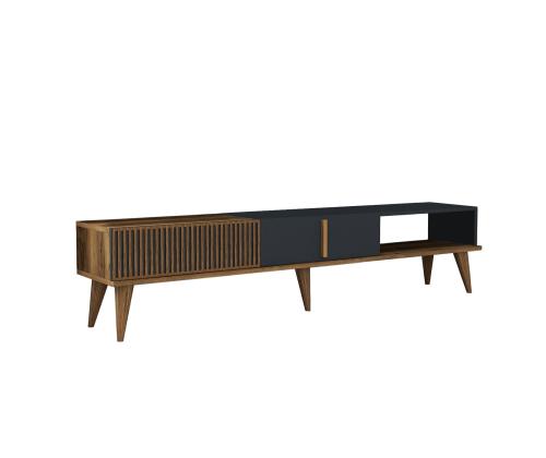 TV laud Milan Alt - Walnut, Anthracite