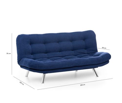 Diivan Misa Sofabed - Navy Blue