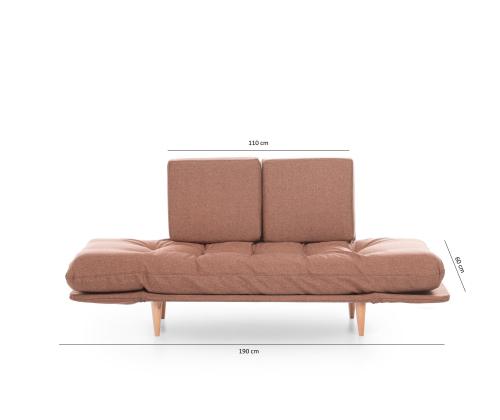 Diivan Nina Daybed - Light Brown GR102