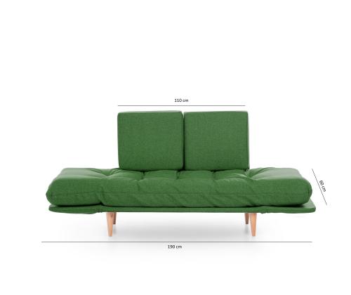 Diivan Nina Daybed - Green GR106