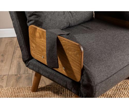 Diivan Cosmo Single - Dark Grey