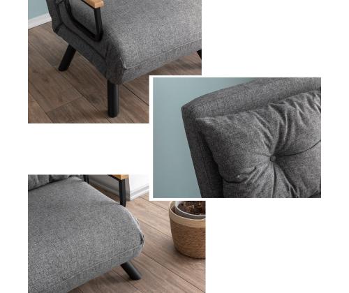 Diivan Sando Single - Light Grey