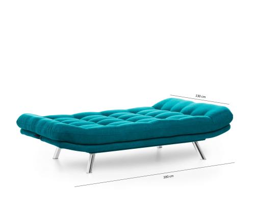 Diivan Misa Sofabed - Petrol Green
