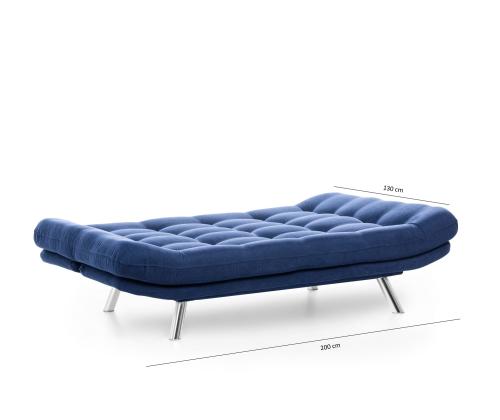 Diivan Misa Sofabed - Navy Blue