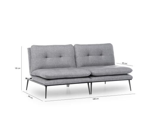 Diivan Martin Sofabed - Grey GR110