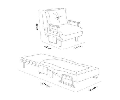Diivan Sento Single - Petrol Green