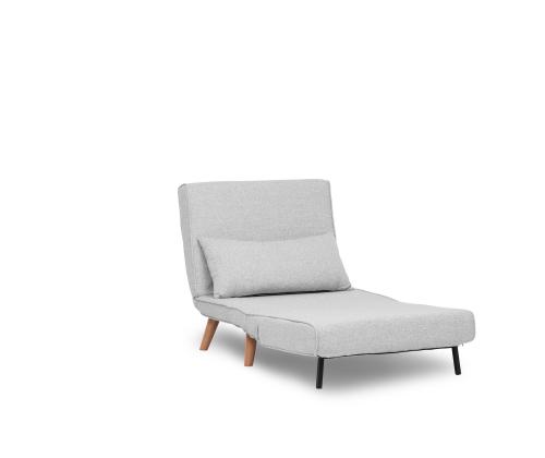 Diivan Folde Single - Teddy Fabric - Grey