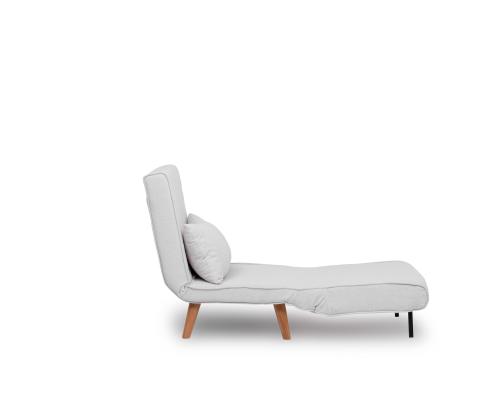 Diivan Folde Single - Teddy Fabric - White