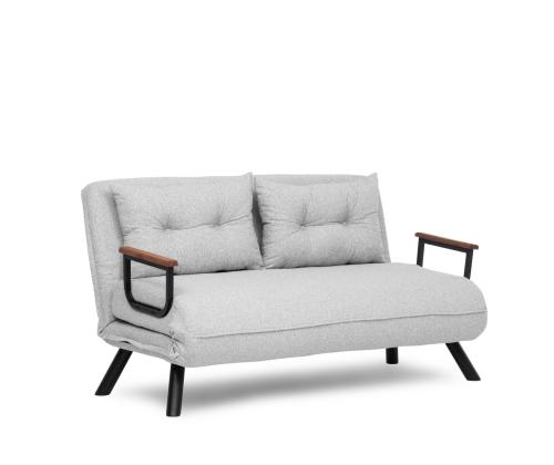 Diivan Sando 2-Seater - Teddy Fabric - Grey