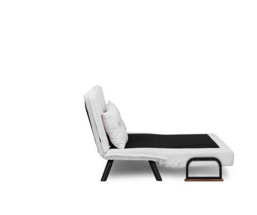 Diivan Sando 2-Seater - Teddy Fabric - White