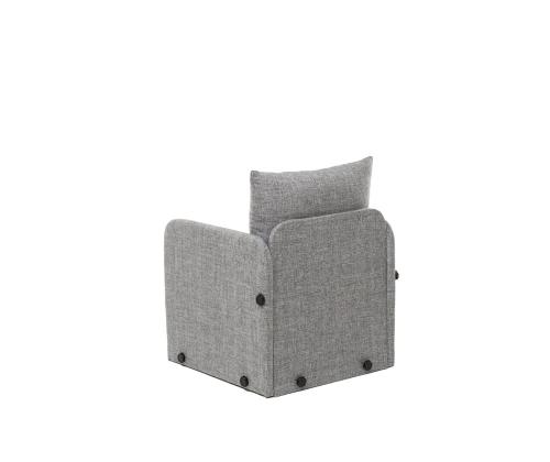 Diivan Saga Single - Light Grey