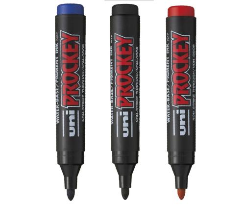 Permanentne marker koonilise otsaga UNI-BALL Prockey PM122 sinine
