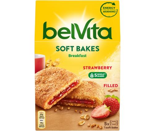 BELVITA Pehme küpsis maasikapüreega 250g