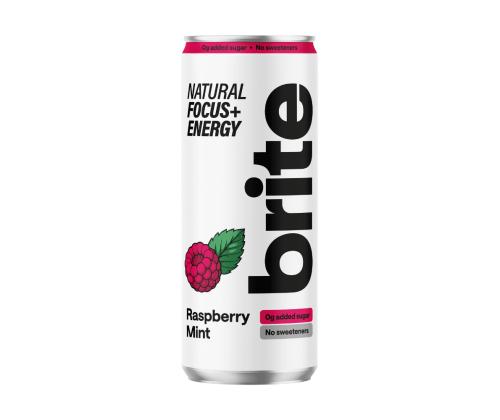 Energiajook BRITE Natural vaarikas münt 0,33l (purk)