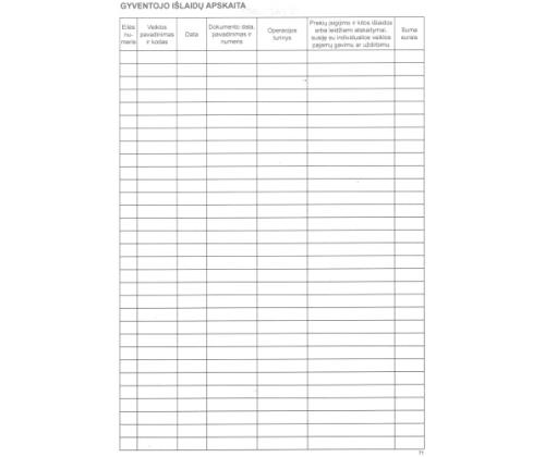 KA journal for self-employed persons, vertical, A4, 3-part cover, 74 p.