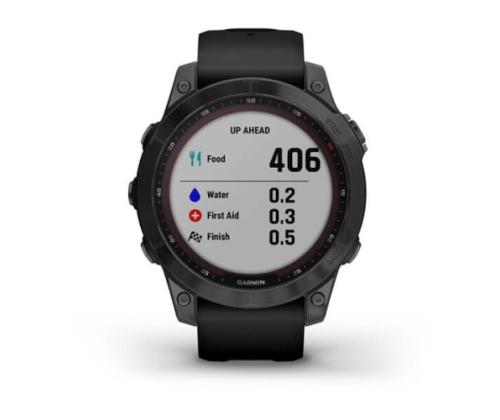 Smart watch Garmin Fenix 7 Sapphire Solar Edition Carbon Grey DLC Titanium/Black Band 47mm