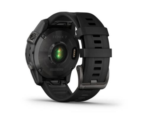Smart watch Garmin Fenix 7 Sapphire Solar Edition Carbon Grey DLC Titanium/Black Band 47mm