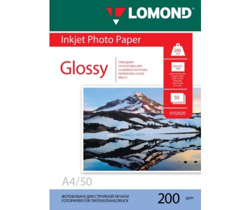 Lomond Photo Inkjet Paper Glossy 200 g/m2 A4, 50 sheets