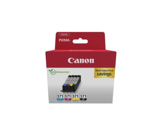 Canon CLI-571 (0386C008) Ink Cartridge Multipack, C/M/Y/BK