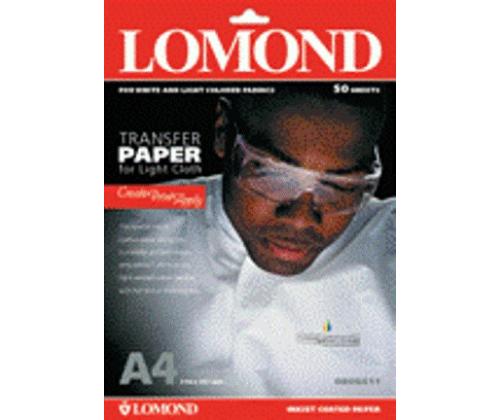 Lomond Thermotransfer Inkjet Paper A4, 10 sheets, for Light Fabrics