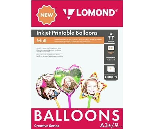 Lomond Inkjet Printable Baloons A3+, 9 sheets (Ball/Heart/Star) double sided